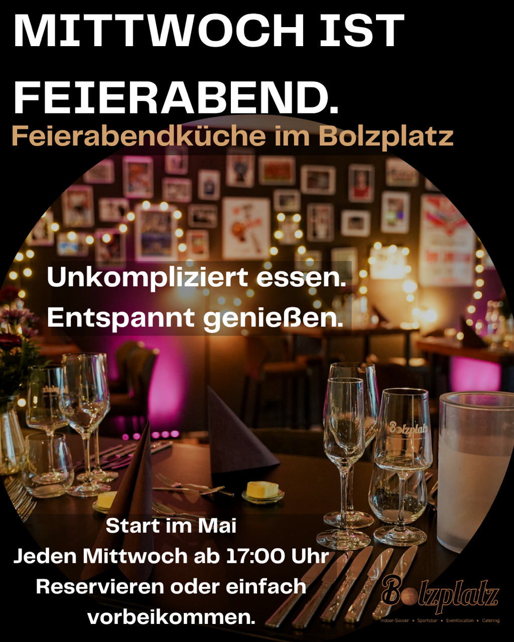 Feierabendküche in Hürth | Jeden Mittwoch im Bolzplatz Hürth